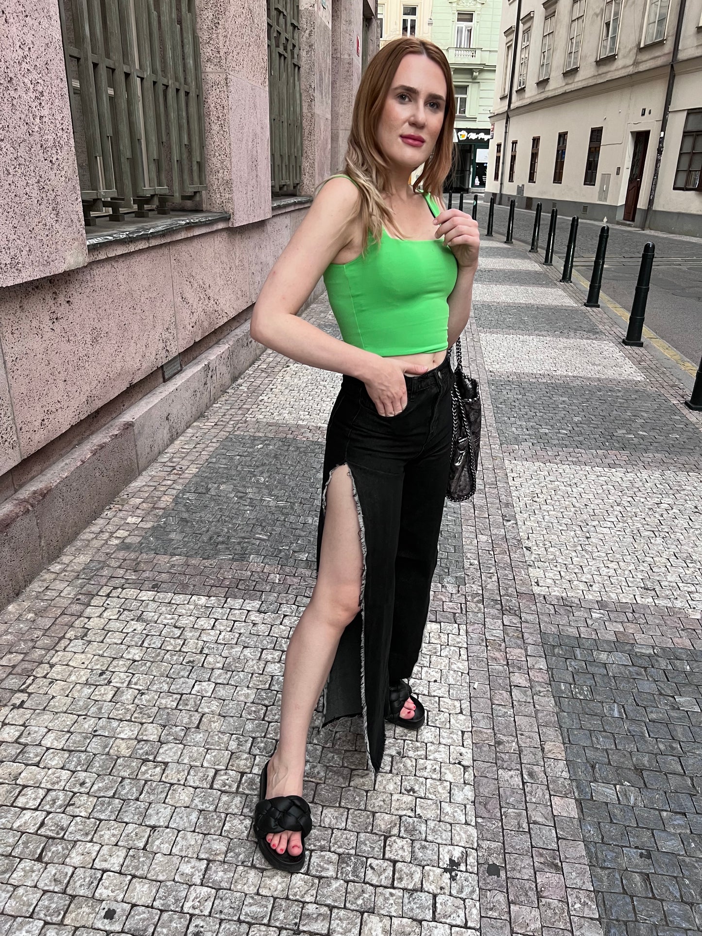 Slit Jeans