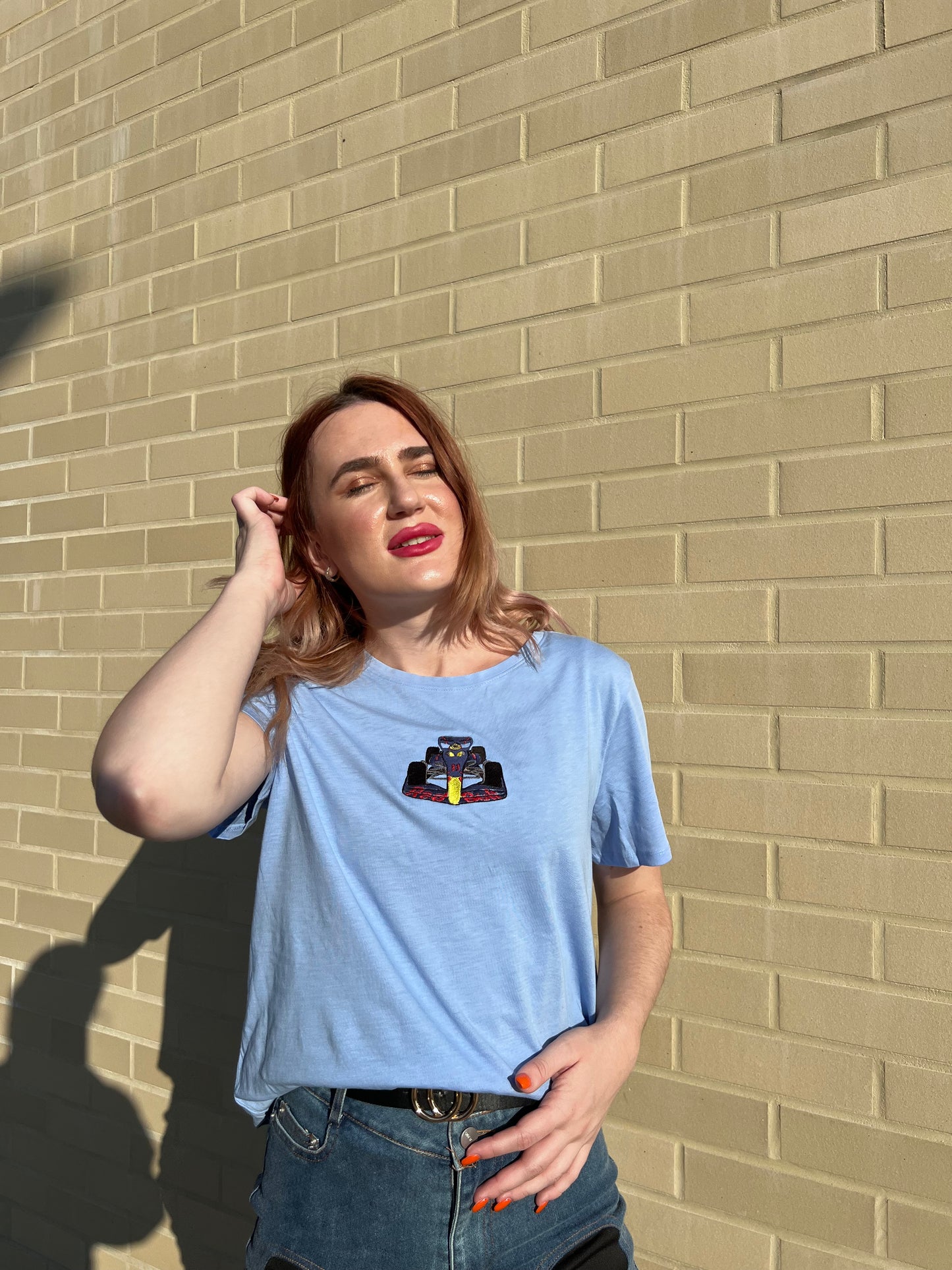 Red Bull F1 Monopost Embroidered T-Shirt