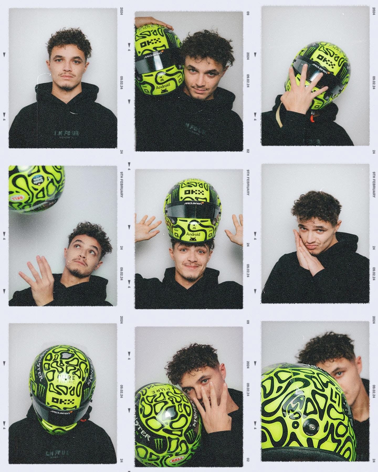 Lando Norris Polaroid