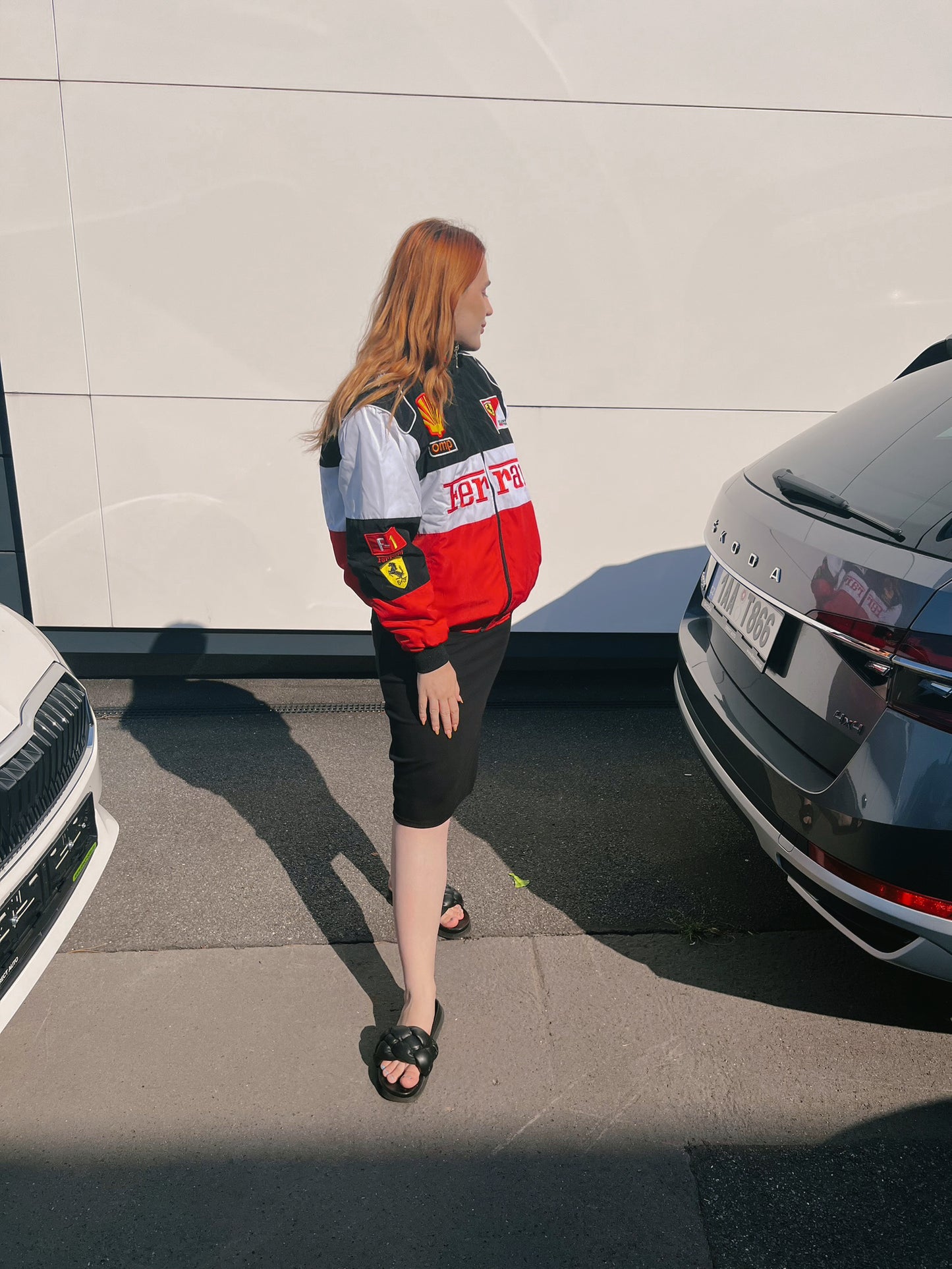 Vintage Ferrari Bomber Jacket