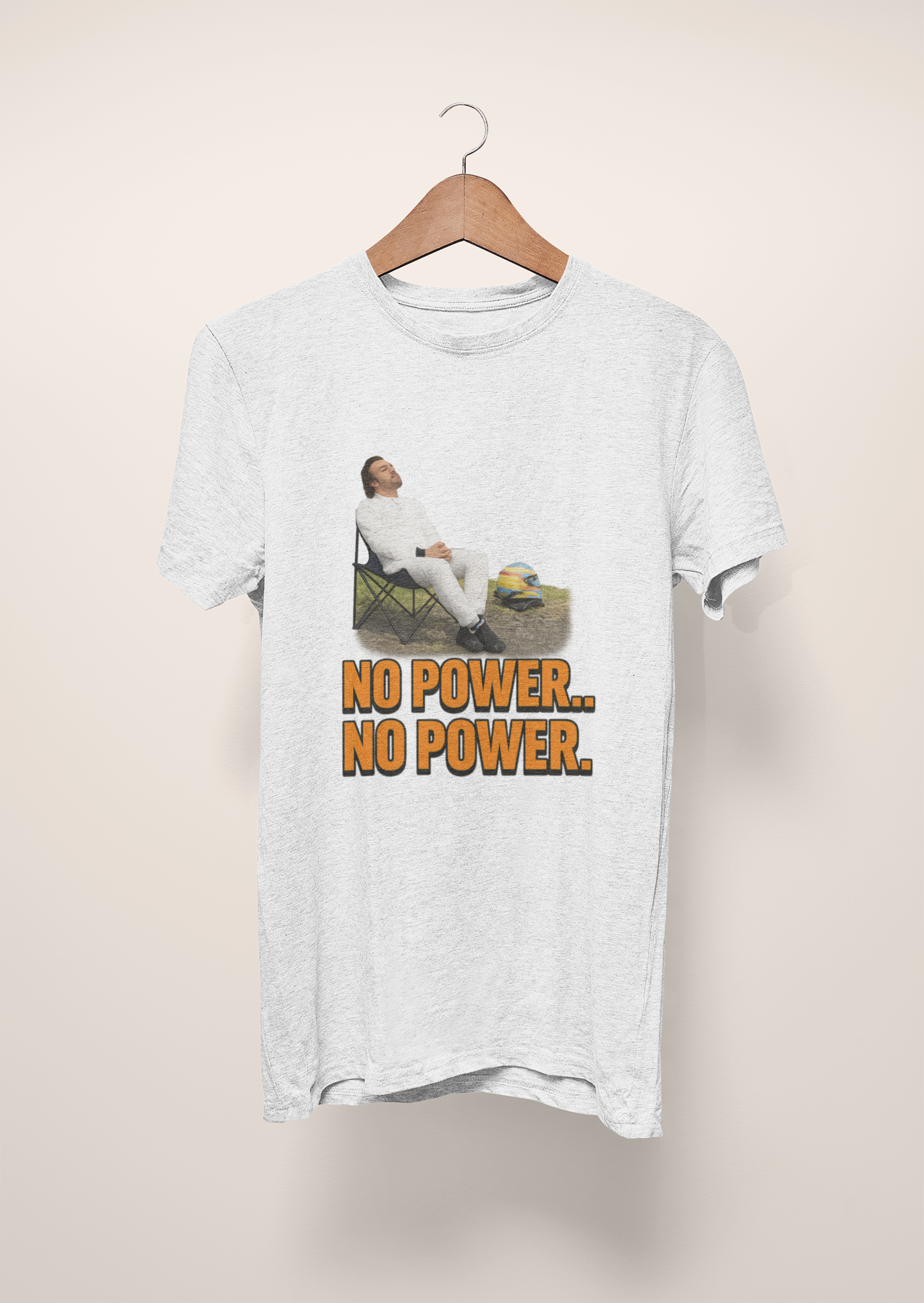 Fernando Alonso – No Power Meme Tee