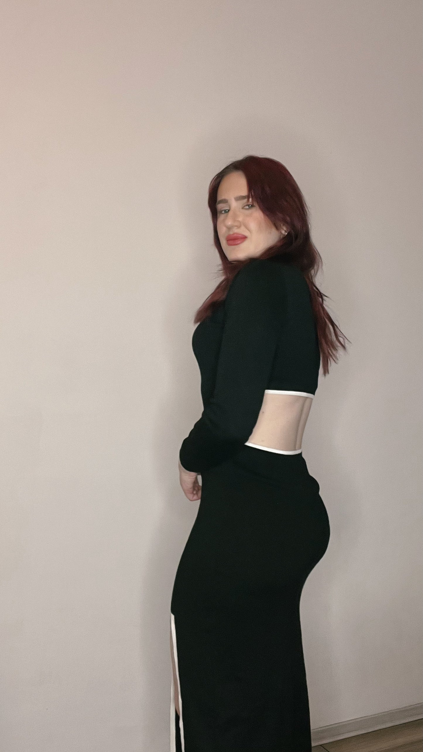Black Cut-Out Dress