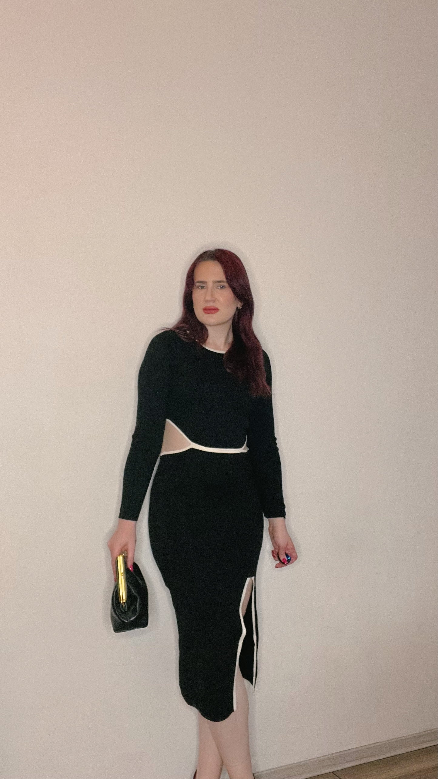 Black Cut-Out Dress
