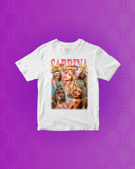 Sabrina Carpenter Kiss Graphic T-Shirt – Color Pop Edition