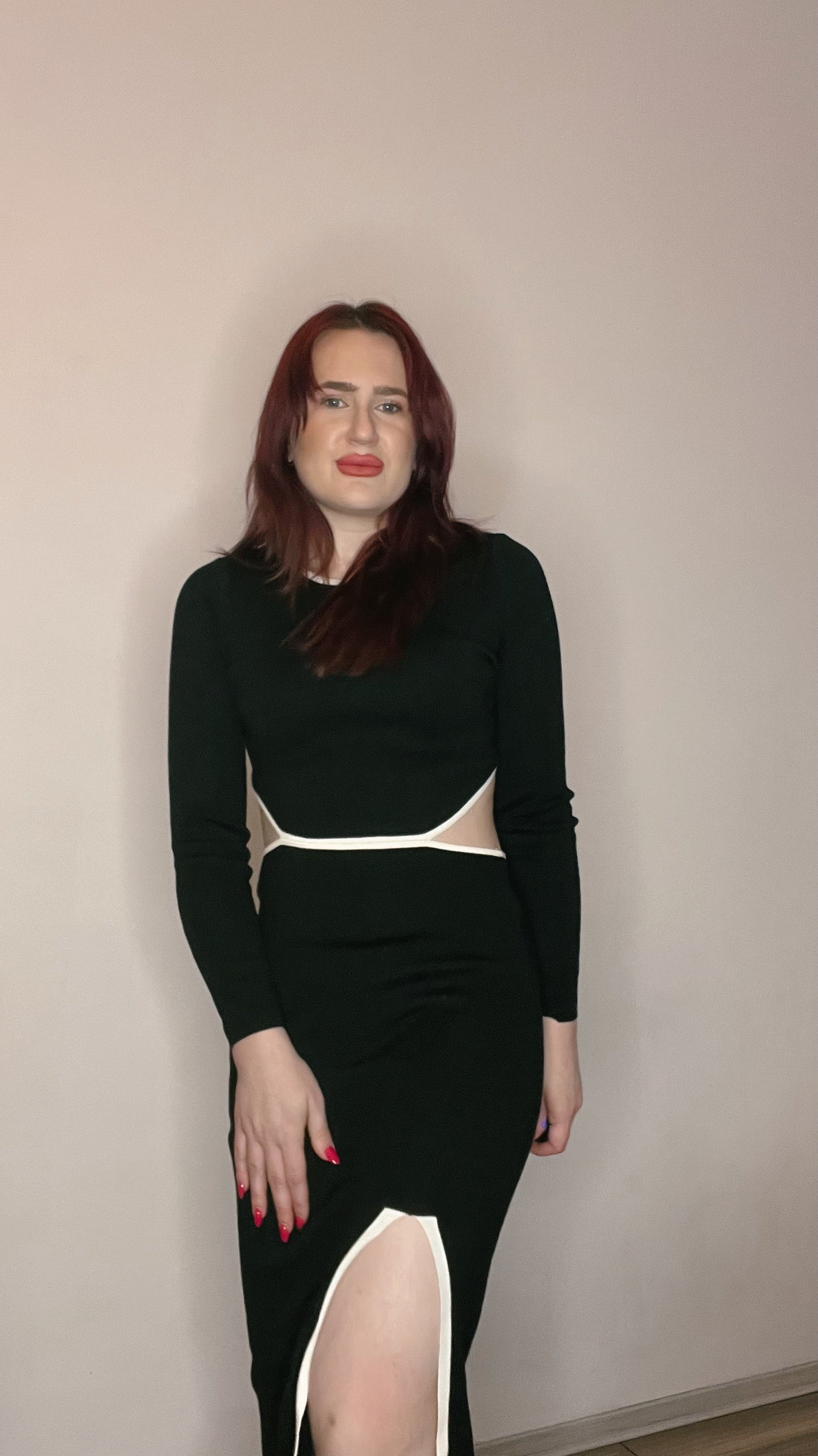 Black Cut-Out Dress