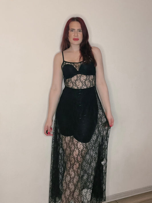 Elif Lace Maxi Dress