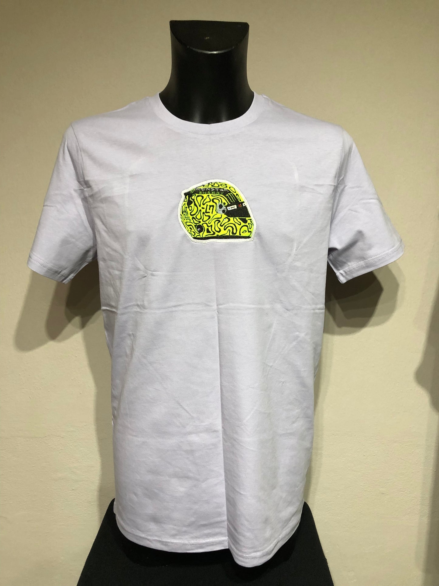 Lando Norris Helmet Embroidered T-Shirt