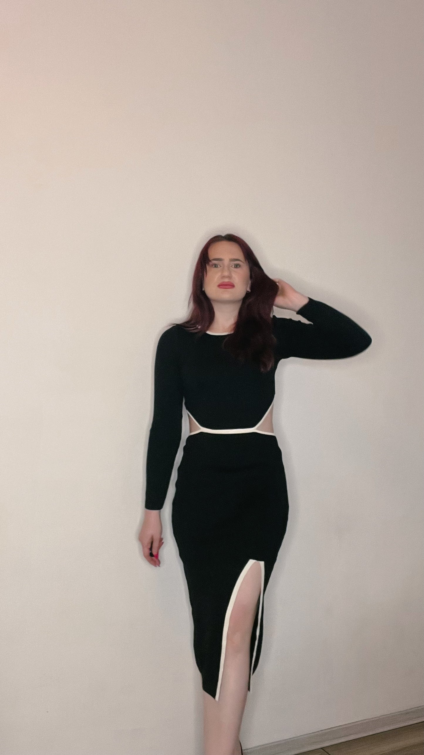 Black Cut-Out Dress