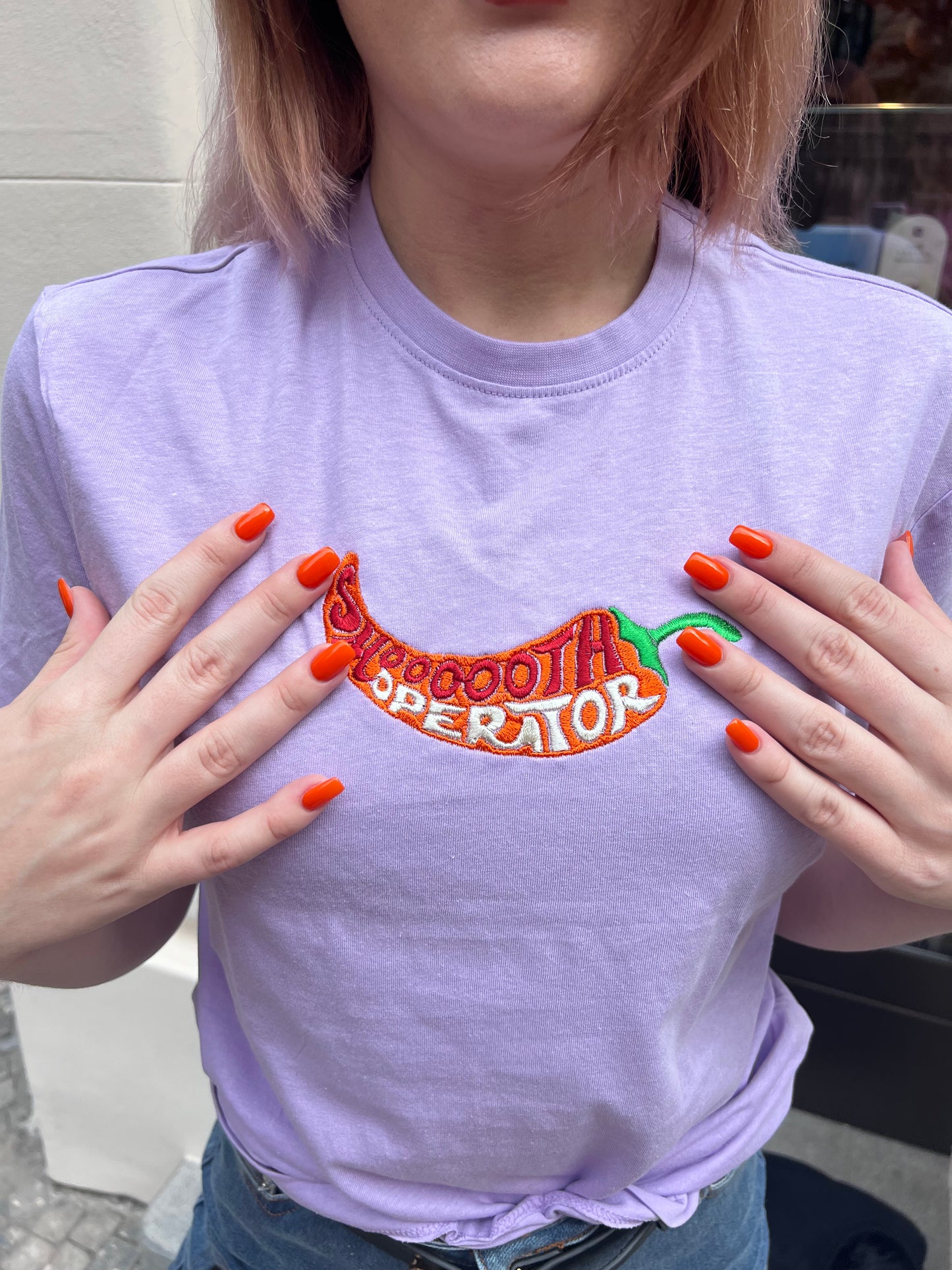 Chilli Smooth Operator Embroidered T-Shirt