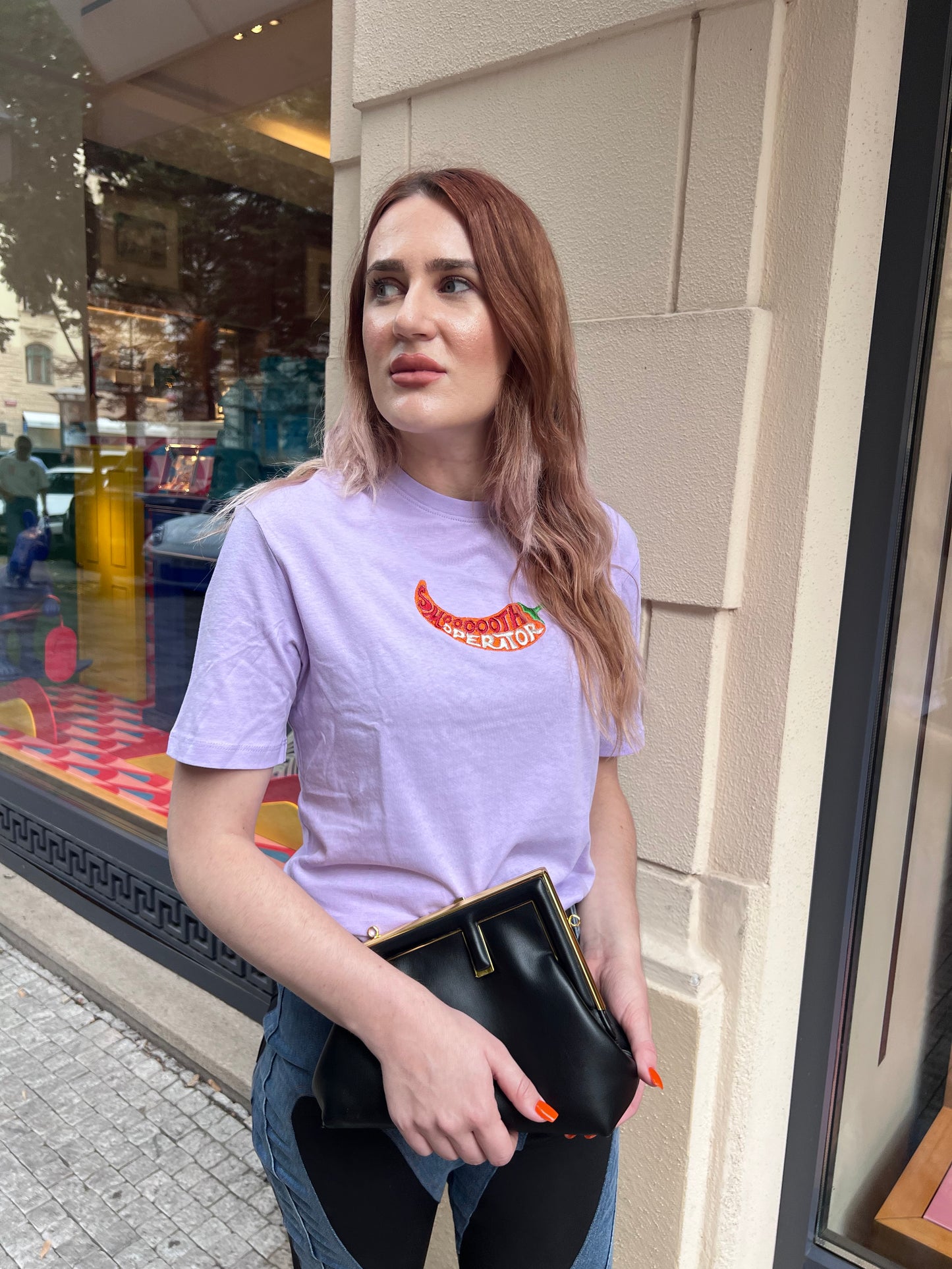 Chilli Smooth Operator Embroidered T-Shirt