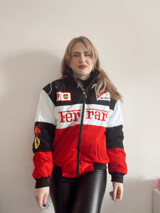 Vintage Ferrari Bomber Jacket
