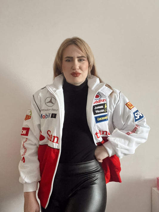 Bunda McLaren Mercedes Vintage Bomber Jacket