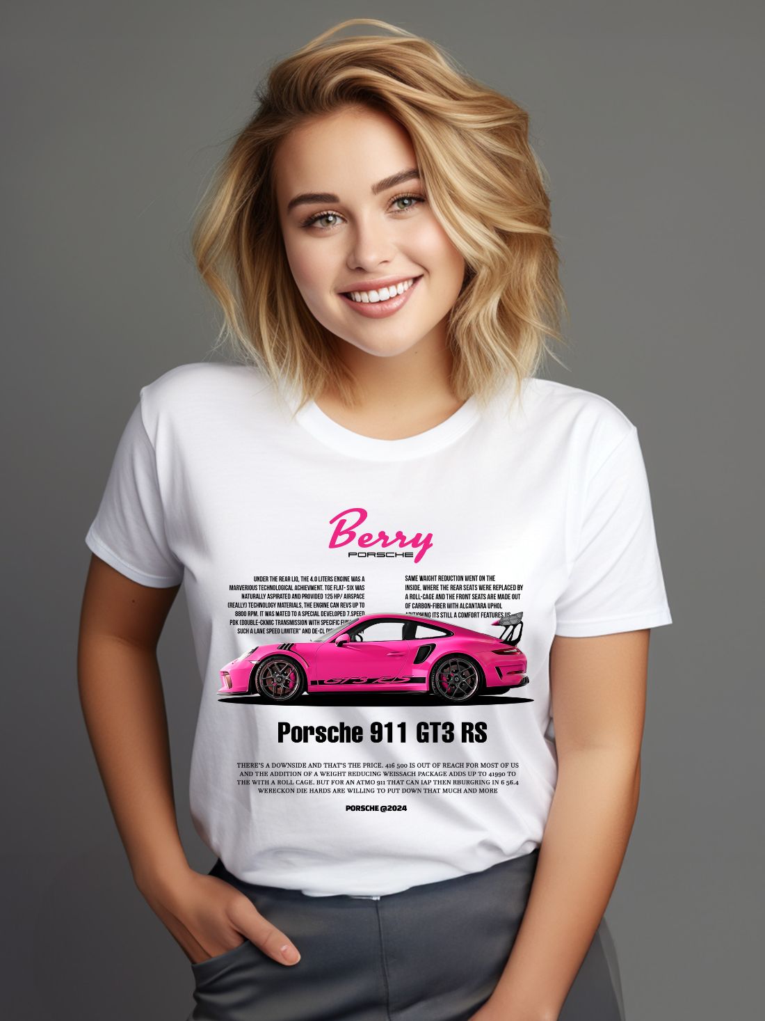 Berry Pink Porsche