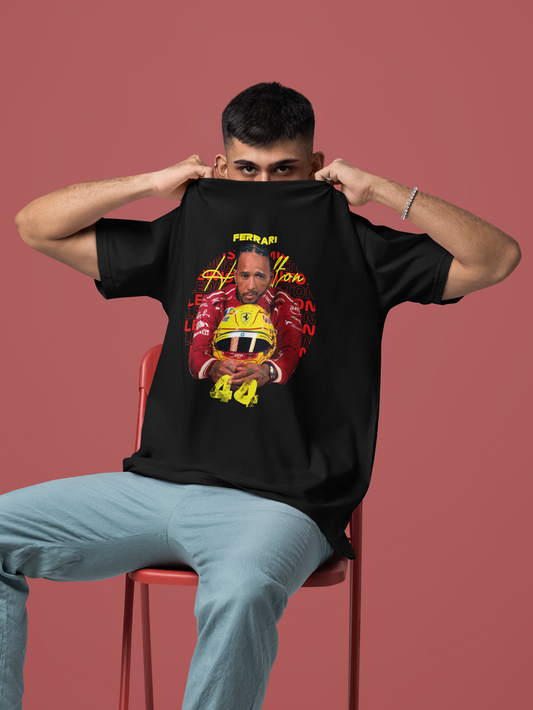 Lewis Hamilton Ferrari “Yellow Helmet” T-Shirt