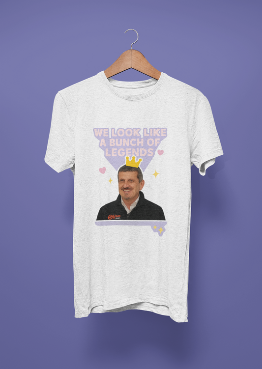 We Look Like a Bunch of Legends – Günther Steiner F1 Meme T-Shirt