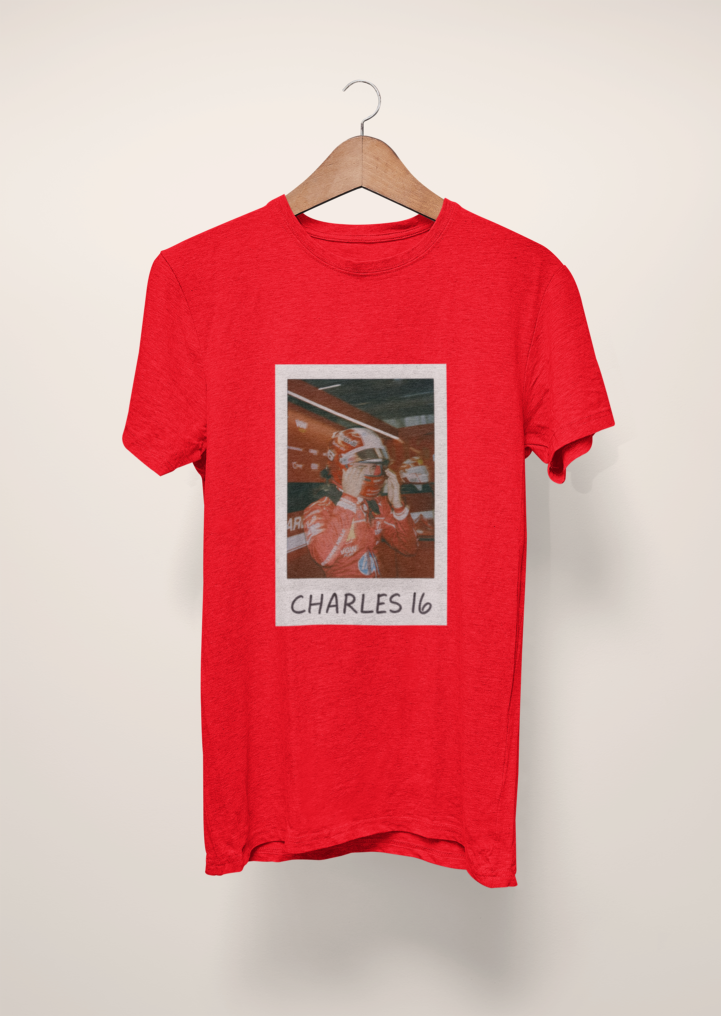 Charles 16 F1 Polaroid T-Shirt