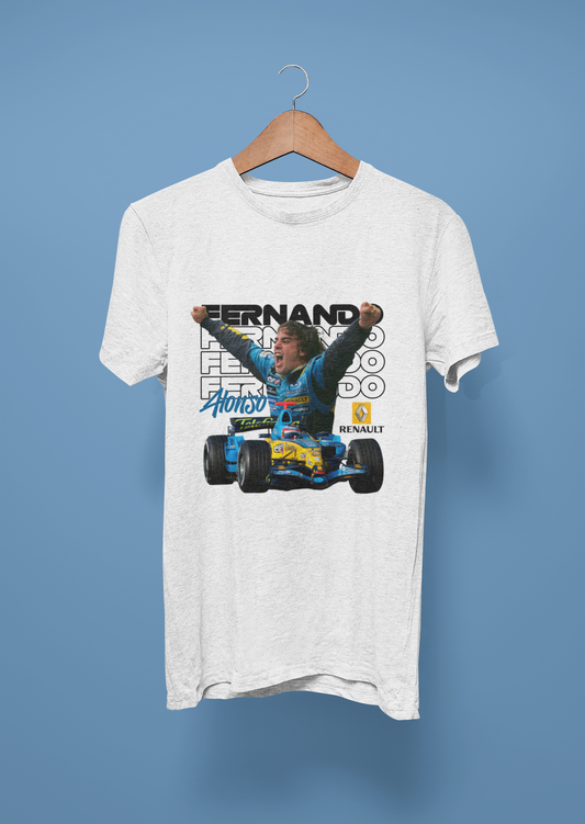 Fernando Alonso Retro Victory T-Shirt