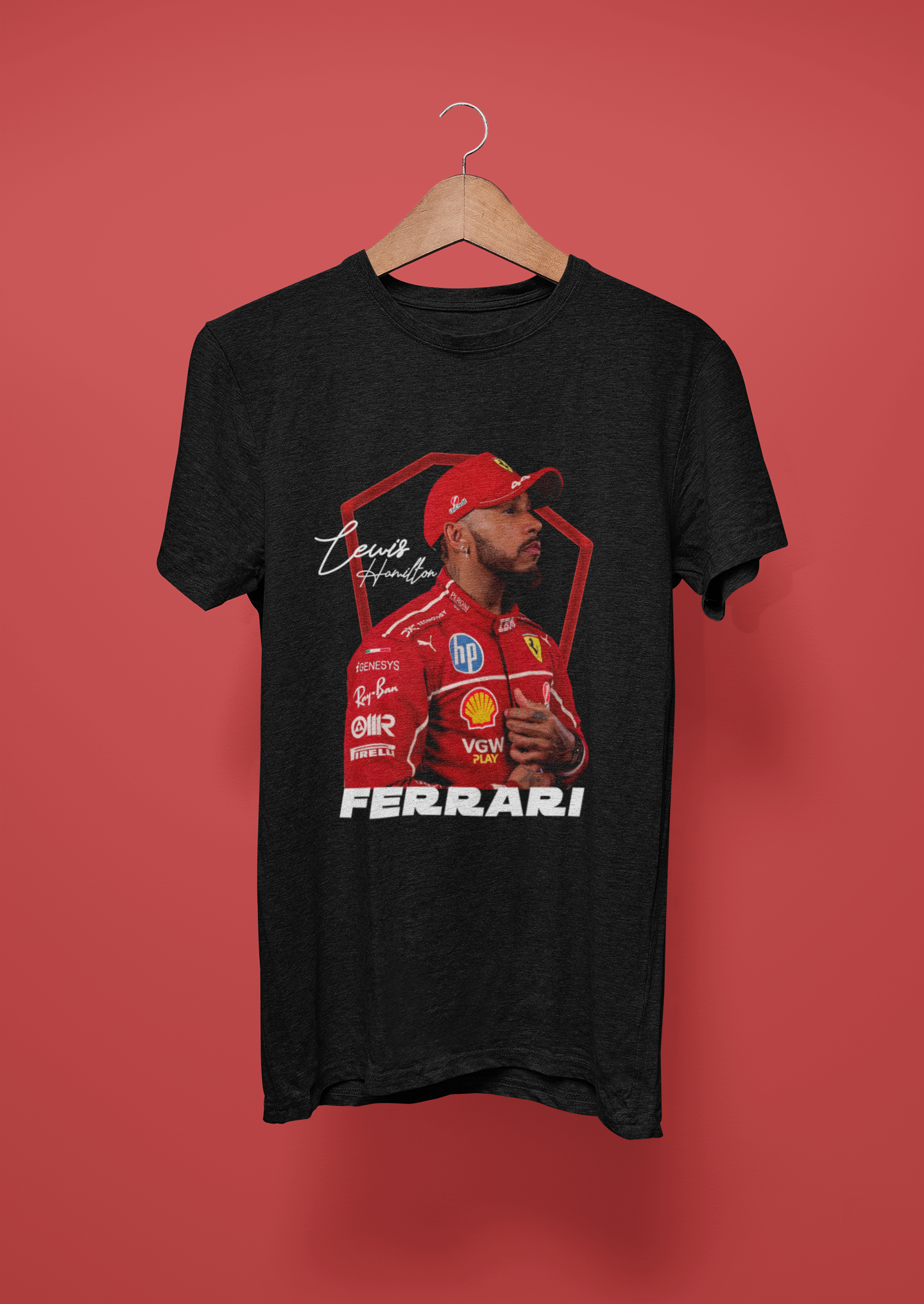 Lewis Hamilton Ferrari T-Shirt