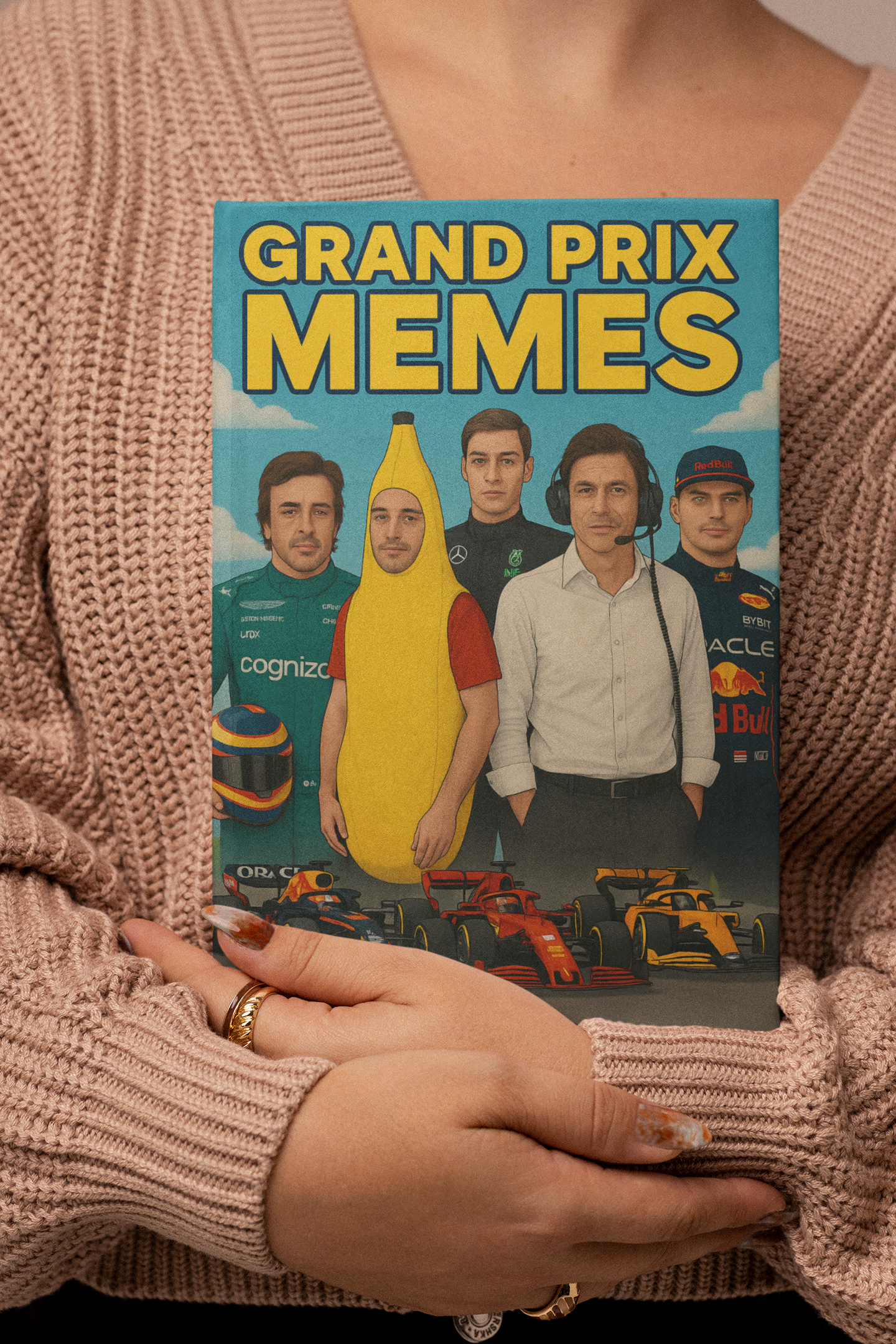 Grand Prix Memes Coloring Book – Funny Formula 1 Coloring Pages