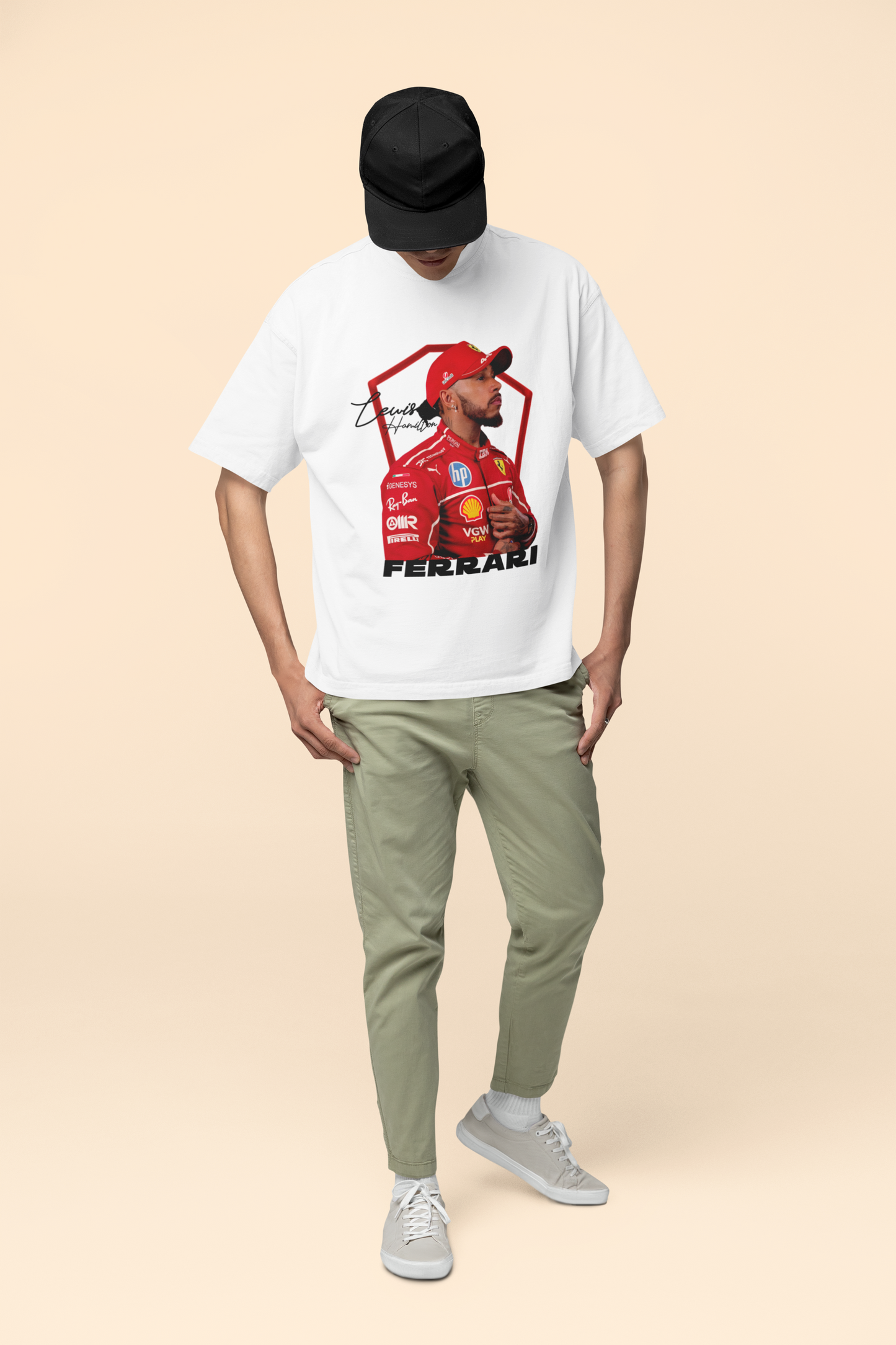 Lewis Hamilton Ferrari T-Shirt